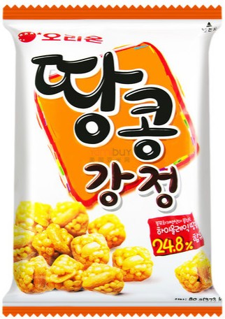 好丽友【花生酥】韩国进口花生脆米饼夹花生 80g
